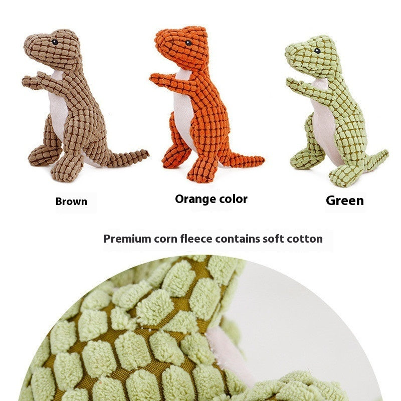 Hundespielzeug Dinosaurier aus Plüsch – Mit Sound gegen Langeweile