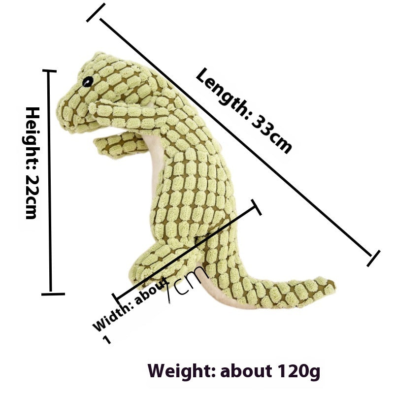 Hundespielzeug Dinosaurier aus Plüsch – Mit Sound gegen Langeweile