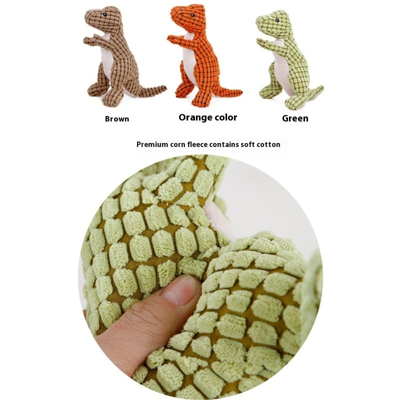 Hundespielzeug Dinosaurier aus Plüsch – Mit Sound gegen Langeweile